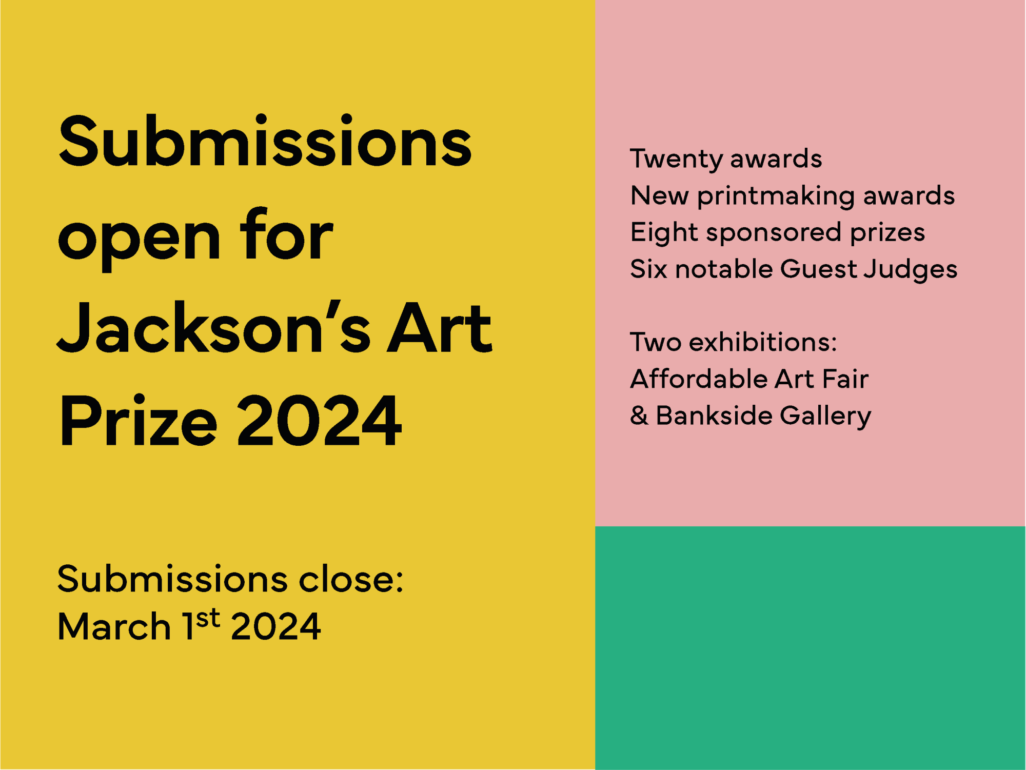 Jackson’s Art Prize 2024 Announced