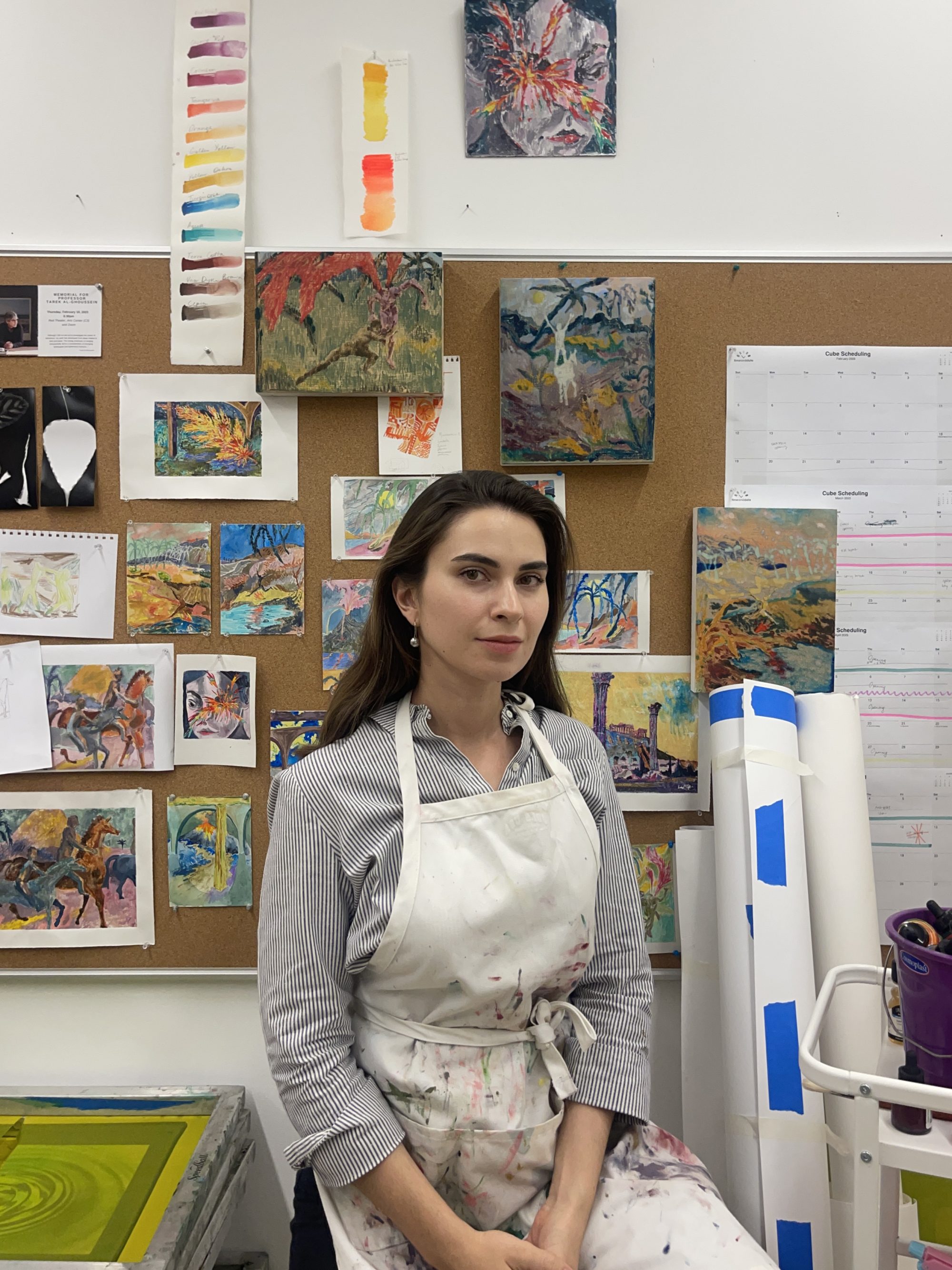 Anna Kurkova: The Physical Process of Painting